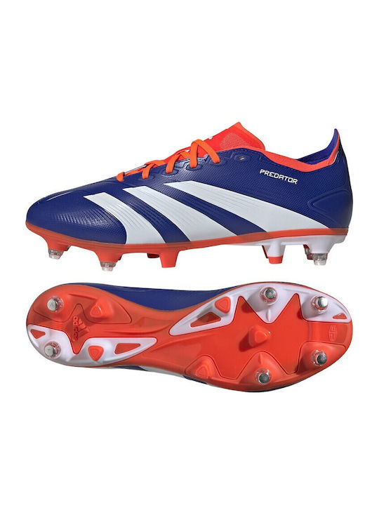 adidas Predator League Football Shoes with Cleats Blue