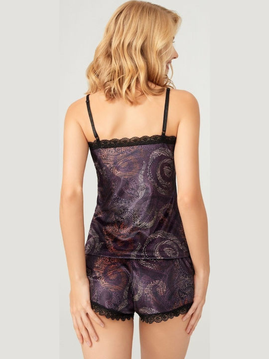 CottonHill Set Pijamale pentru Femei Purple