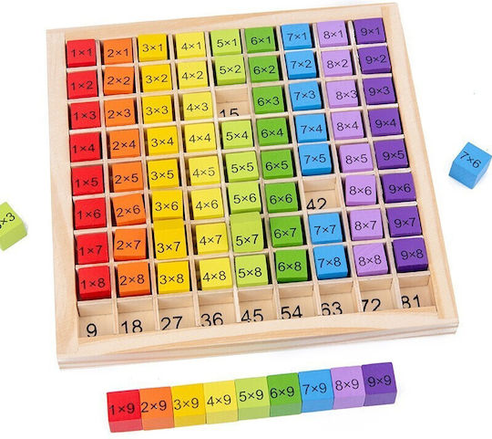 Montessori Educational Game Letters & Numbers made of Wood