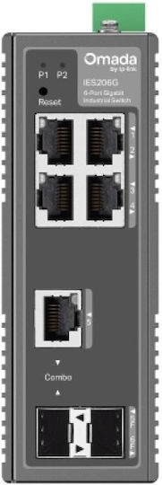 TP-LINK Omada Negestionat L2 Switch cu 4 Porturi Gigabit (1Gbps) Ethernet și 2 Porturi SFP