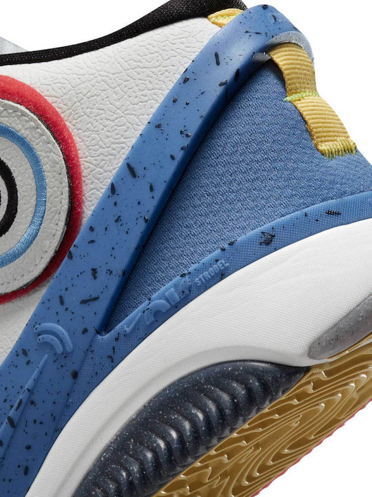 Air Deldon High Basketball Shoes Summit White / Pure Platinum / Indigo Storm