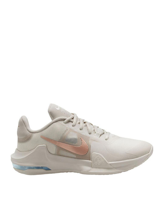 Air Max Impact 4 Χαμηλά Μπασκετικά Παπούτσια Μπεζ