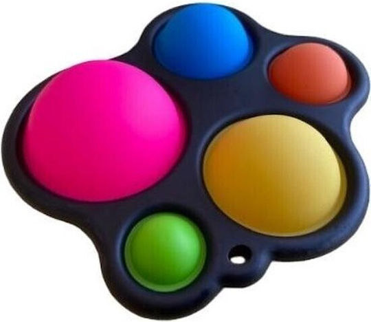 Pop it Fidget Πλαστικό Μαύρο