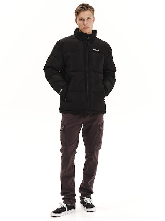 Winter Jacke Puffer Wasserdicht Schwarz