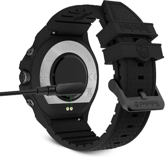 Timberland Trail Force S2 47mm Smartwatch με Παλμογράφο (Μαύρο)