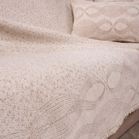 Teoran Garland Ριχτάρι Τετραθέσιου Καναπέ Chenille 180x350εκ. 01