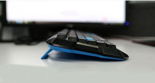 E-Blue Polygon Gaming Πληκτρολόγιο (Αγγλικό US)