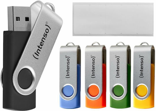 Intenso Basic Line 8GB USB 2.0 Стик Жълт
