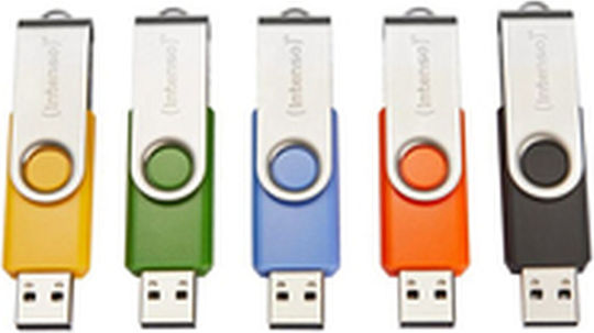 Intenso Basic Line 8GB USB 2.0 Стик Жълт