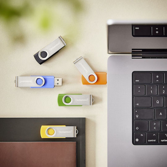 Intenso Basic Line 8GB USB 2.0 Стик Жълт