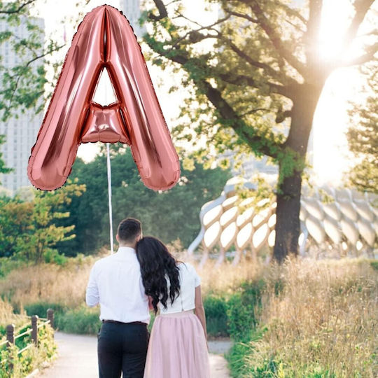 Luftballon Folie Jumbo Buchstabe Α Rose Gold 100cm