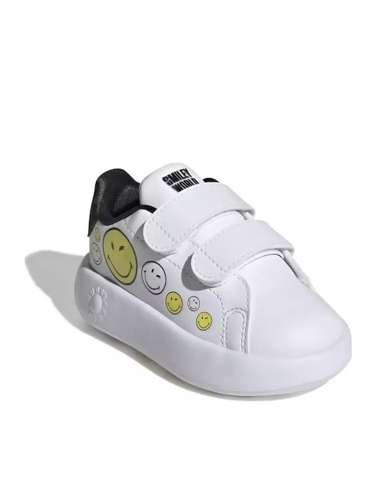 Advantage Παιδικά Sneakers με Σκρατς Λευκά