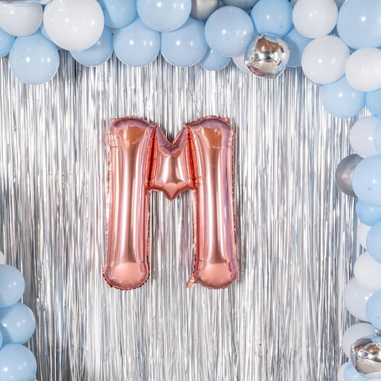 Luftballon Folie Jumbo Buchstabe Μ Rose Gold 100cm
