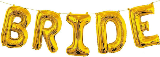 Luftballon Folie Jumbo Buchstabe Gold 100cm