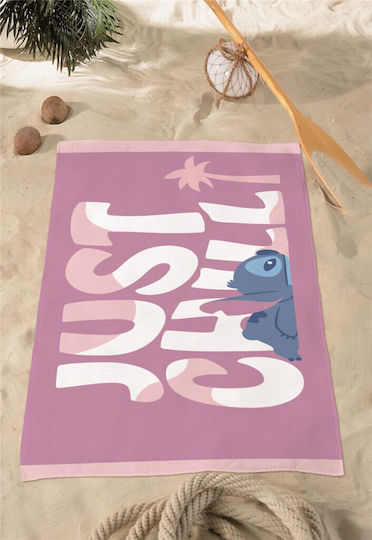Плажна кърпа Disney Stitch "just Chill" 70x140см