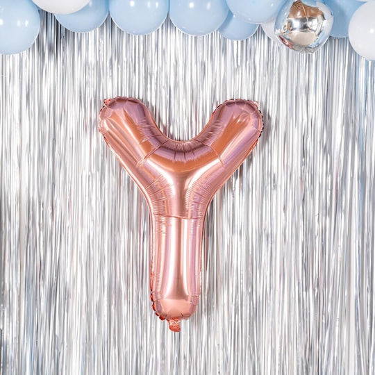 Luftballon Folie Jumbo Buchstabe Υ Rose Gold 100cm
