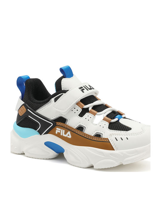 Memory Spinel 3 V Kids Sneakers with Scratch White