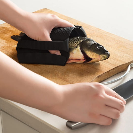 Pot Holder Silicone Black 1pcs