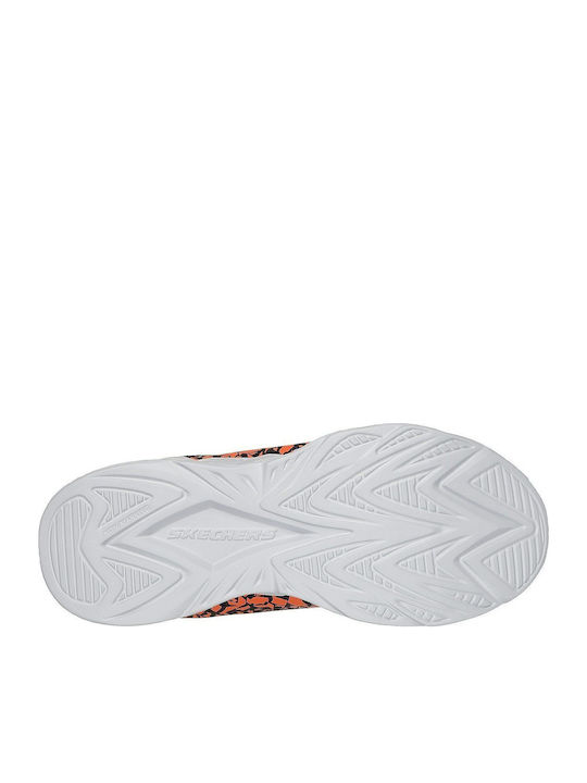 Vortex 2.0 Παιδικά Sneakers Ανατομικά με Σκρατς & Φωτάκια Μαύρα