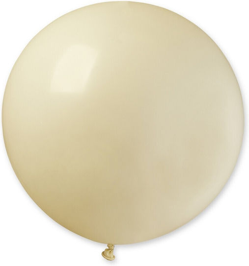 Set 2 Luftballons Latex Beige Jumbo Runde 90cm