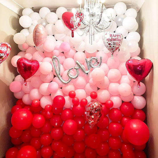 Set 10 Luftballons Latex Rote 13cm