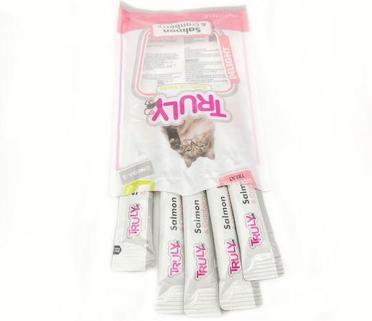 Truly Λιχουδιές με Σολομό για Γάτα 70gr