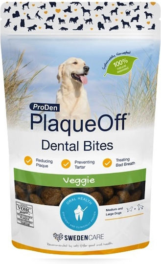 PlaqueOff Plaque Off Dental Bites Dental Dog Treats for Medium Breeds 150gr