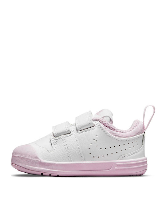 Pico 5 Παιδικά Sneakers με Σκρατς White / Pink Foam