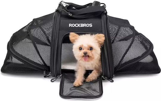 Rockbros Tasche für Hunde / Katzen bis 10kg Schwarz