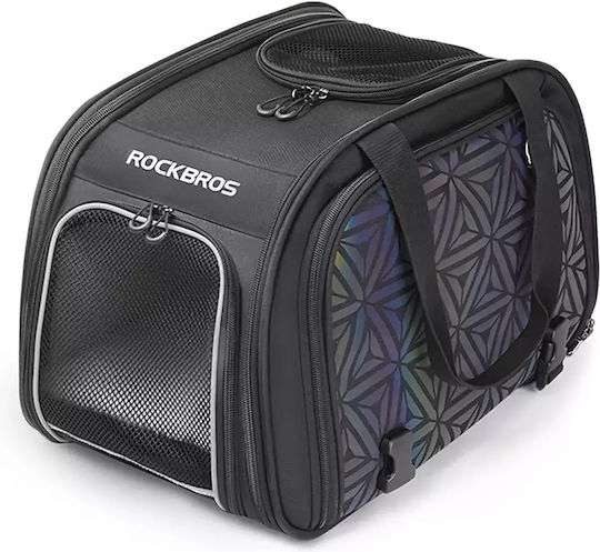 Rockbros Tasche für Hunde / Katzen bis 10kg Schwarz