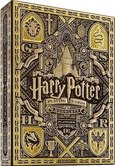 Theory11 Deck Συλλεκτική Τράπουλα Harry Potter Πλαστική για Poker Κίτρινη