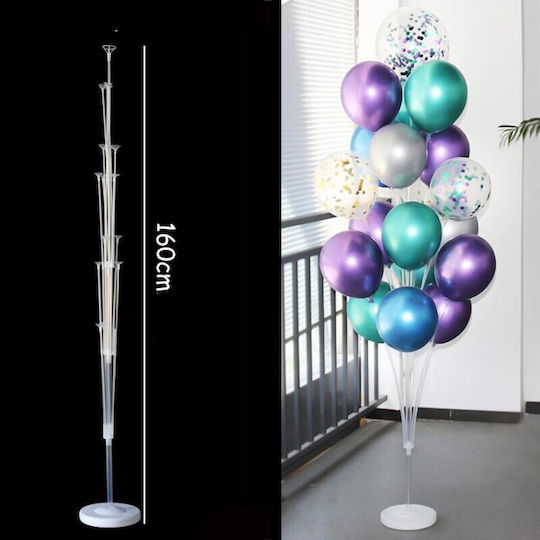 Balloon Stand Flippy Single Layer 19 Balloons 160 Cm Transparent