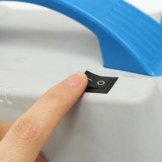 Electric Balloon Inflator Pump Flippy Two Outlets 220V 700W Power Party Accessories Blue-Grey