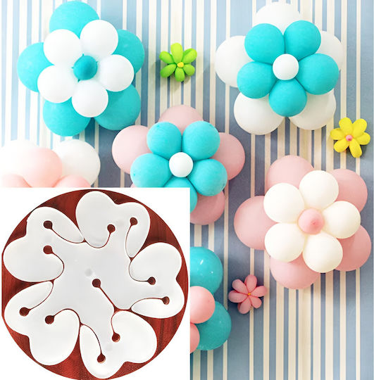 Balloon Holder Flippy Flower-Shaped Double Layer 11 Balloons 8x8cm 4.6g