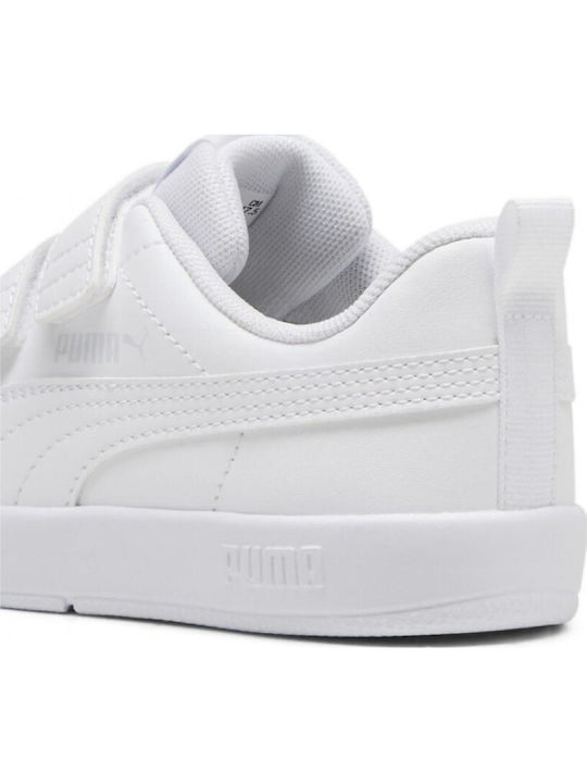 Courtflex V3 V Ps Kids Sneakers with Scratch White