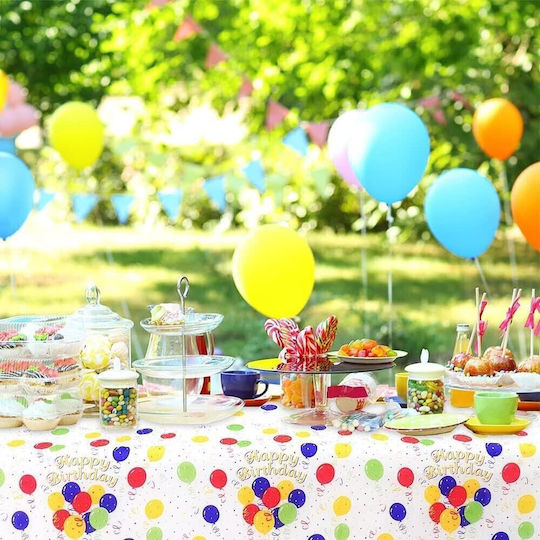Rectangular Tablecloth Flippy Waterproof Stain-resistant Parties 180 X 108 Cm Multicolor