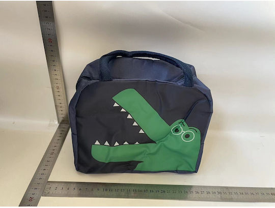 Schulische Isothermische Hand-Lunch-Tasche Blau Dinosaurier 19 x 14 x 22cm