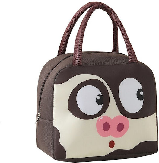Schulische Isothermische Hand-Lunch-Tasche Braun 19 x 14 x 22cm