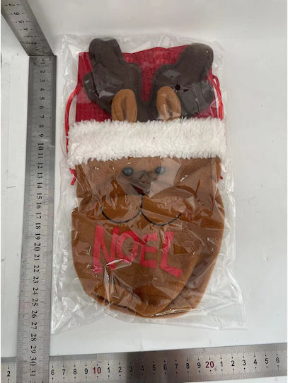 Weihnachtsflaschenbeutel Flippy Rentier Modell Zubehör Weihnachtsfeier Thema Universelle Größe 13x28 cm Braune