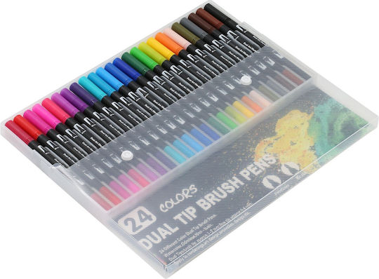 Μαρκαδόροι Σχεδίου Multicolor 0.4mm Σετ 24 χρώματα