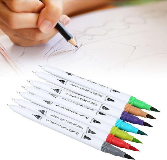 Μαρκαδόροι Σχεδίου Multicolor 0.5mm Σετ 72 χρώματα