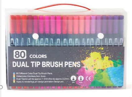 Μαρκαδόροι Σχεδίου Multicolor 0.4mm Σετ 80 χρώματα