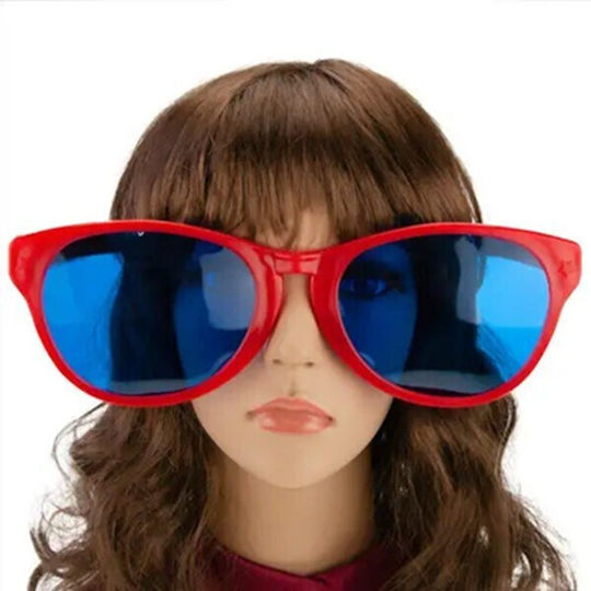 De carnaval Ochelari Roșii pentru Halloween din Plastic 1buc