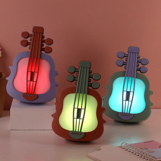 Led Kids Decorative Lamp Green 9.9x5x14.3εκ.