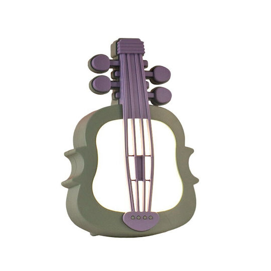 Led Kids Decorative Lamp Green 9.9x5x14.3εκ.