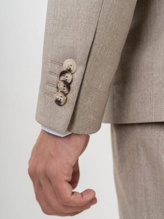 Herrenanzugsjacke Beige