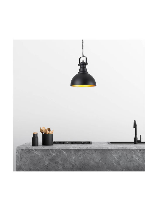Opviq Saglam Pendant Light Black with Socket E27 31x31x90cm