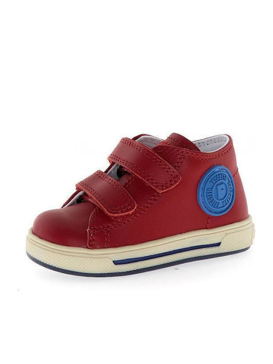 Kids Sneakers with Scratch Red