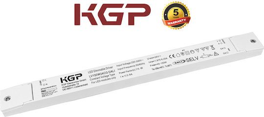 Cubalux DALI Dimmable LED Power Supply IP20 Power 150W with Output Voltage 24V