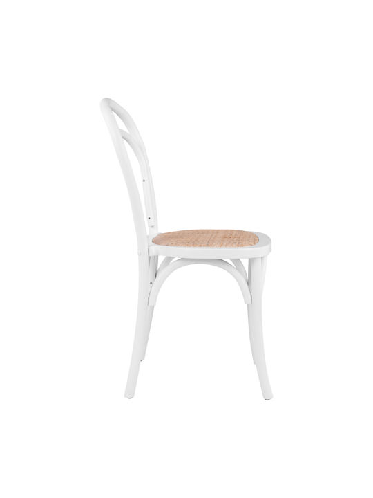 Aliyah Scaune Cafe Lemn Alb 1buc 45x54x89buc